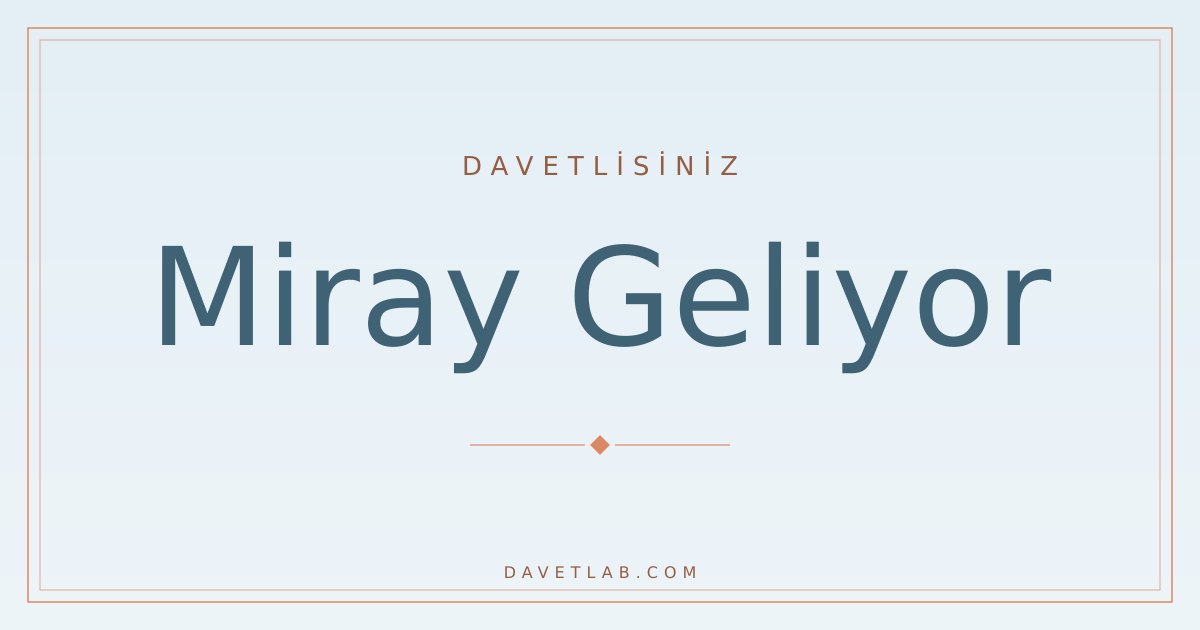 Online Baby Shower Davetiyesi örneği: WhatsApp'ta paylaşıldığında görünen kart